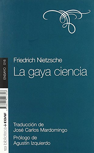 La gaya ciencia (Nueva Biblioteca Edaf) von Editorial Edaf, S.A.